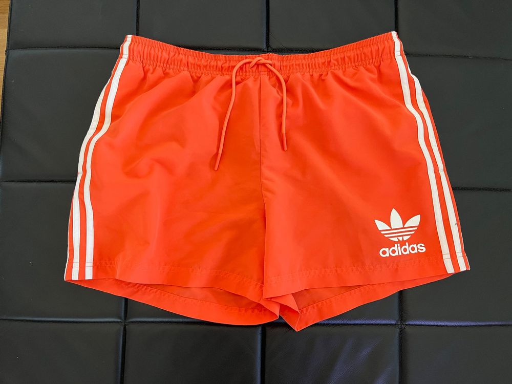 Adidas Badehose Shorts Orange L (Gebraucht) in Arbon für CHF