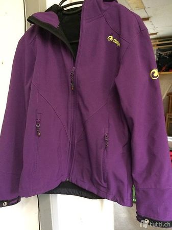 NEU Gr. S Sherpa Softshell Jacke Damen violett lila purple