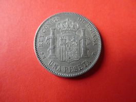 Spanien 1905, 1 Peseta - Silber