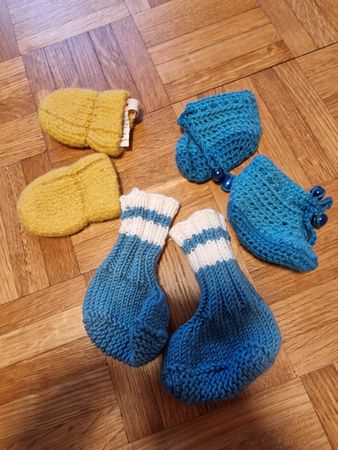 baby gestrickte handschuhe söckli winter alpaka wolle