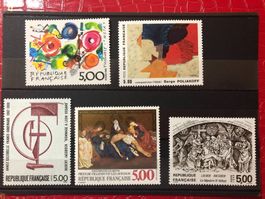 Musée imaginaire 1988 5 tableaux neufs**