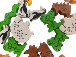 Diverse Holz Tierchen