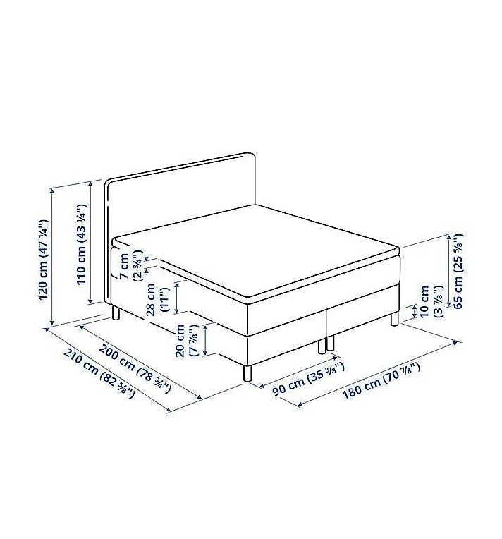 Betten: IKEA Bett - DUNVIK 180×200 – Gebraucht aus Zürich von lam_8mxt 2