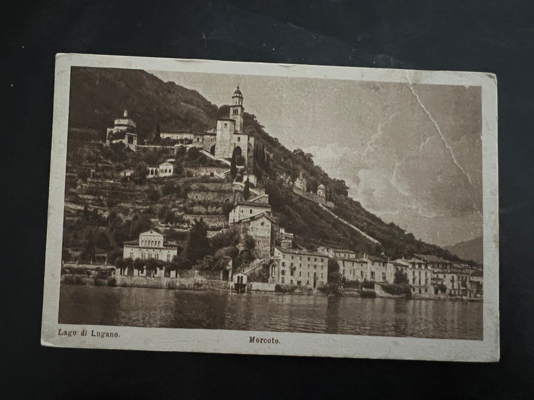 Ansichtskarten: AK   1919 Morcote   (G3285) – Gebraucht aus Hinwil von Sidi4