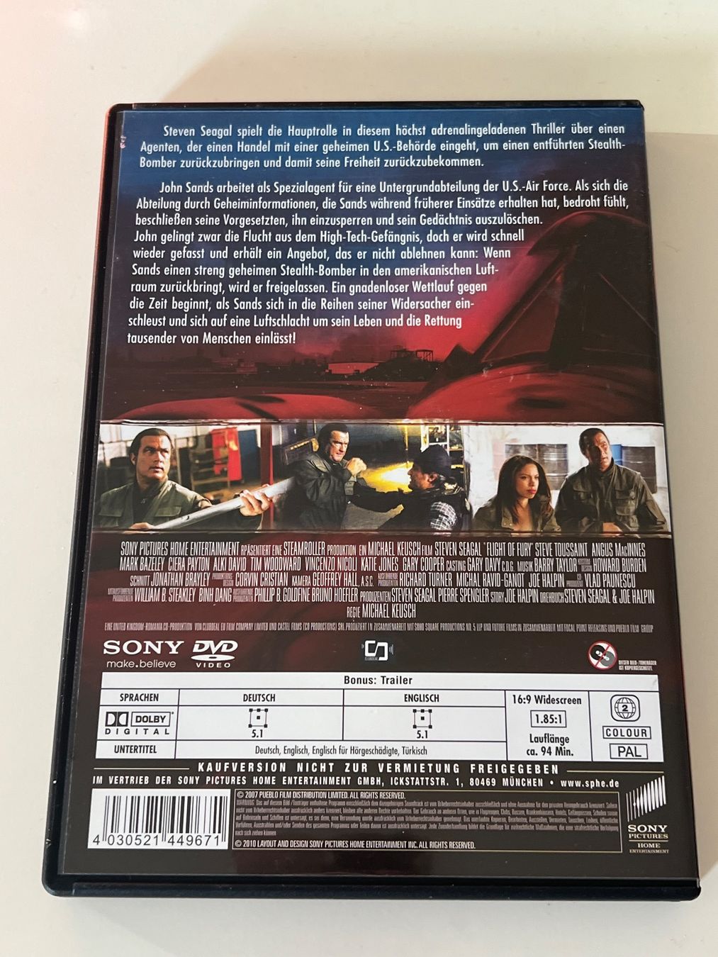 Tutti i DVDs: Steven Seagal Unsichtbarer Feind DVD – Usato da Altstätten SG venduto da sheamus 1