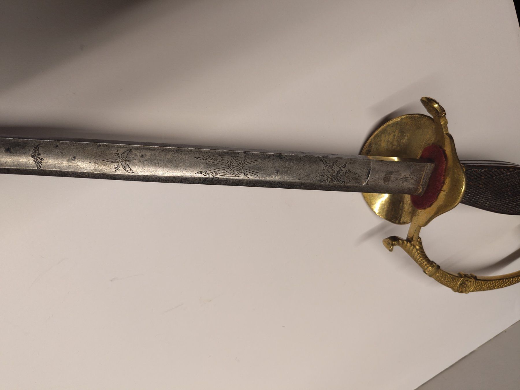 Sonstiges zum Sammeln & Seltenes: Épée d'officier époque restauration, vers 1820 – Gebraucht aus Choëx von aru_vs6m 4