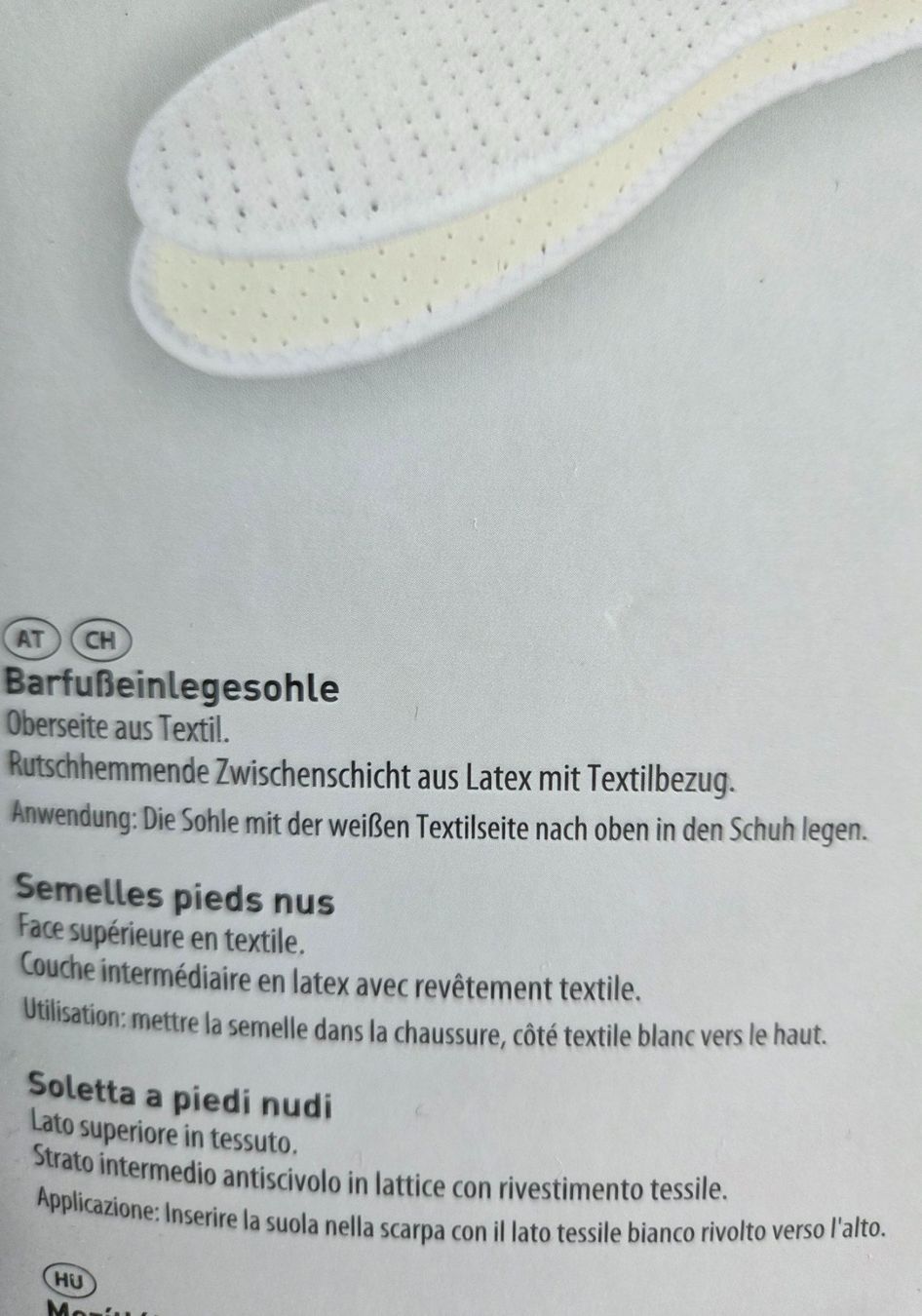 Herrenschuhe: Barfuss Einlegesohlen 5 Stk. pro Packung (NEU) – Neu und originalverpackt aus Grüsch von Wiiwarm 1