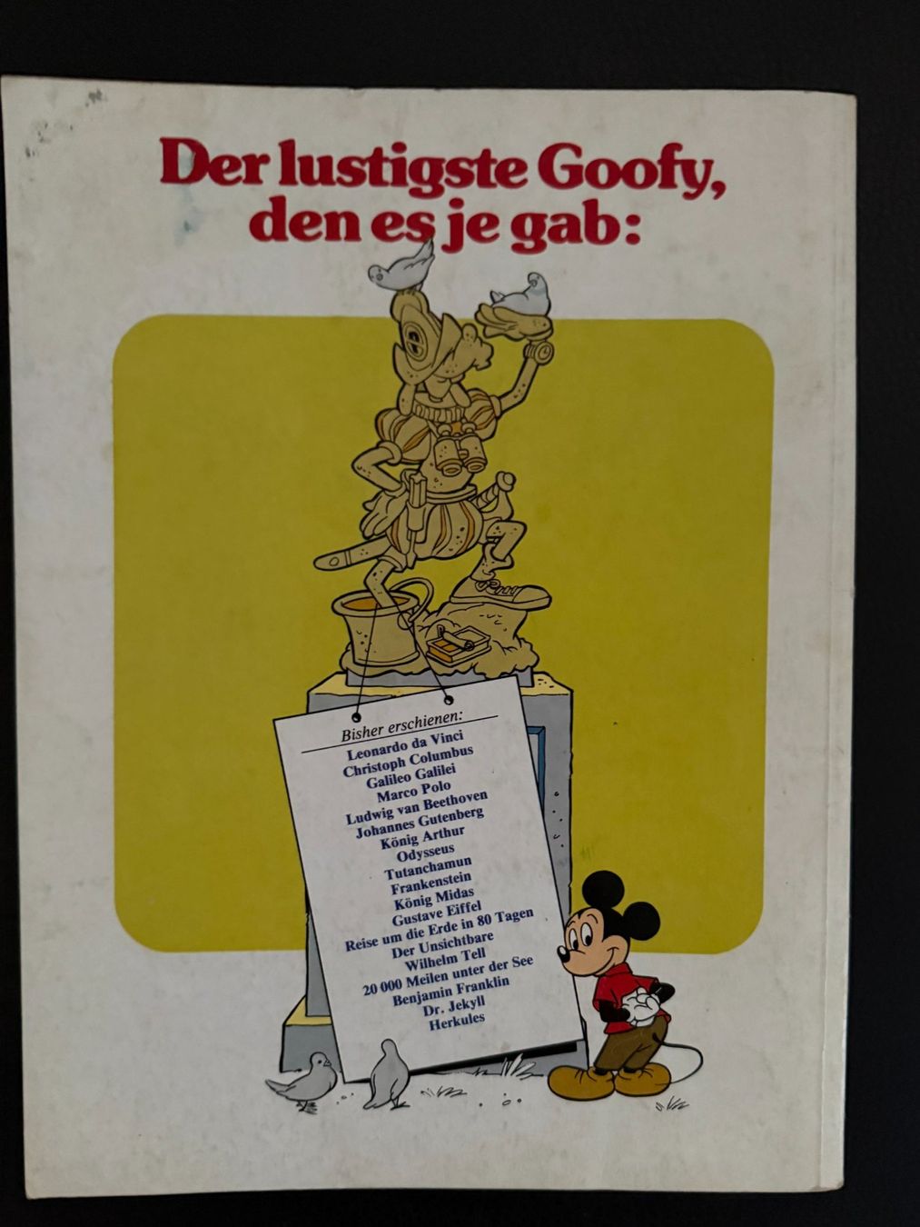 Fumetti: GOOFY  als  Herkules  Vintage 1983 – Usato da Subingen venduto da ArtBead 1