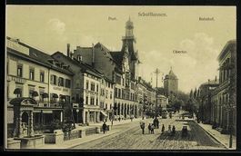 Schaffhausen, Bahnhof, Post, Obertor, Ga