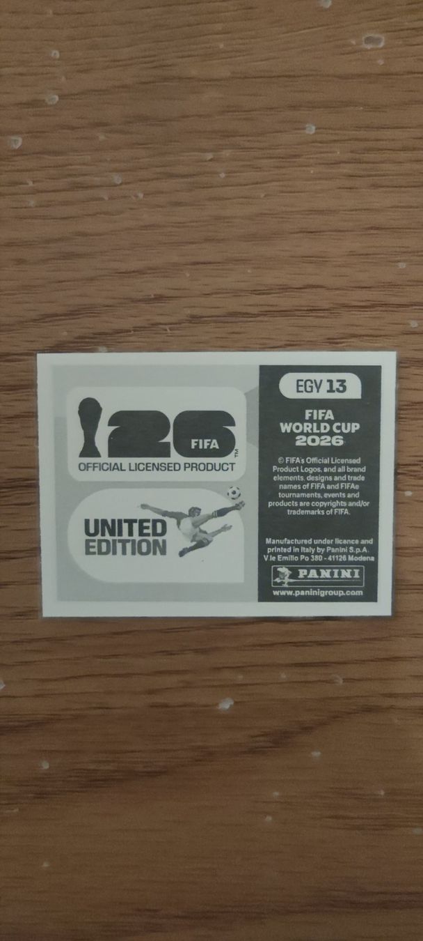 Panini Carte collezionabili: Panini FIFA World Cup 2026 Sticker - EGY 13 – Nuovo e nell'imballaggio originale da Altstätten SG venduto da Trelli 1