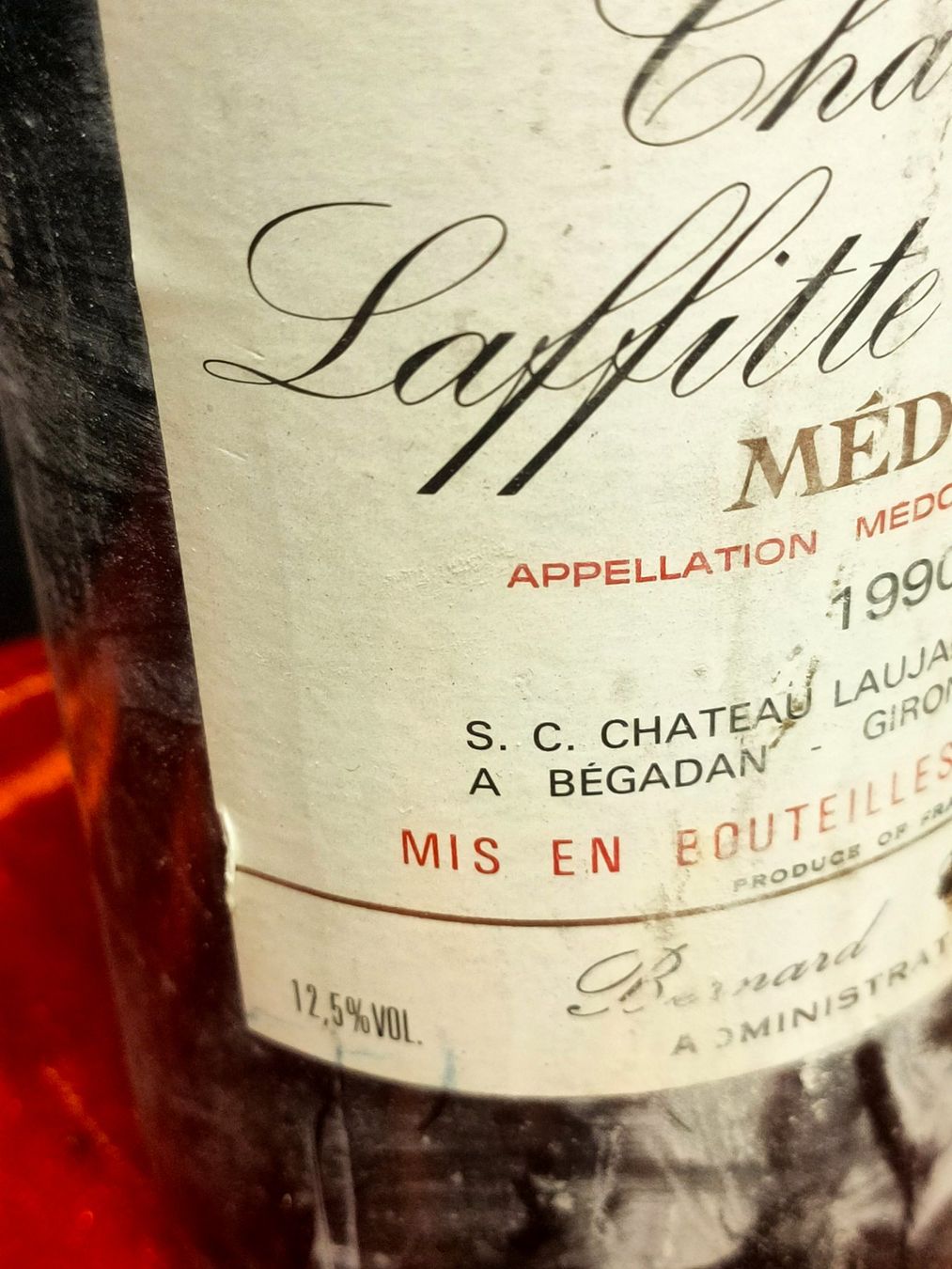 Wein: CHÂTEAU LAFFITE LAUJAC 1990 – Neu (gemäss Beschreibung) aus Genève von Leboucheoreilles 4