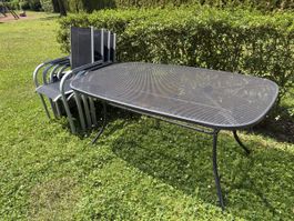 Gartentisch, 4x Stuhl