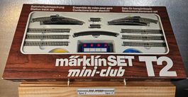 8193: Gleis-Packung T2 mit el.-mag. Bogenweichen, TOP!