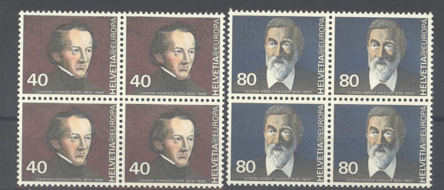Tutti i francobolli: 1980, Europa, Viererblöcke ** – Nuovo (secondo la descrizione) da Willisau venduto da Vollstempel