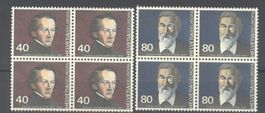 1980, Europa, Viererblöcke **