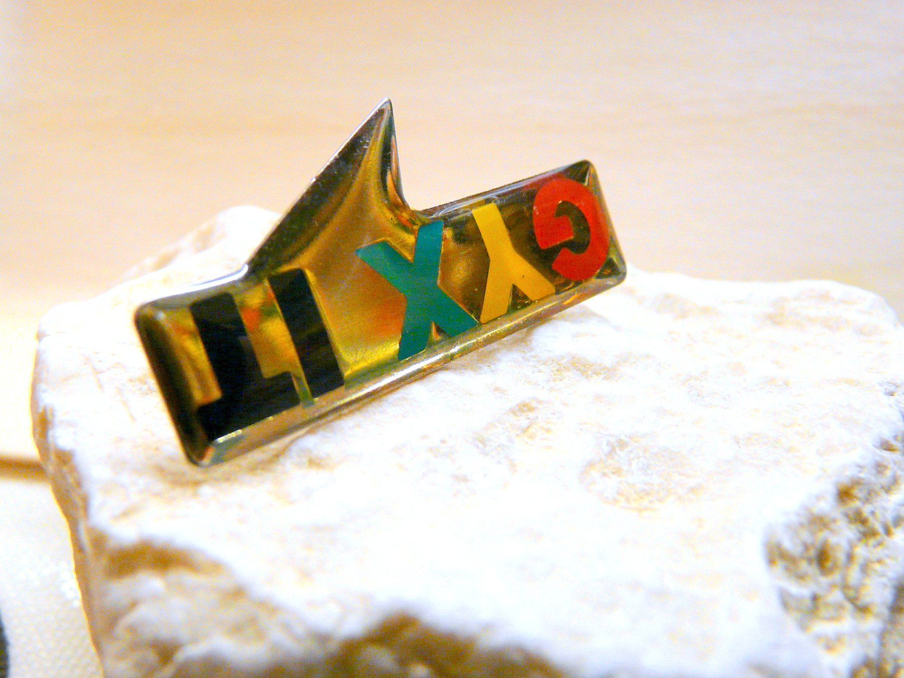 Placchette & Badge: ❗  GYX IT     +Versand Pin M11F.46 – Usato da Pully venduto da websurfer1 5