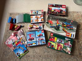 Konvolut alte Lego in Schachteln + Anleitungen Vintage 60er