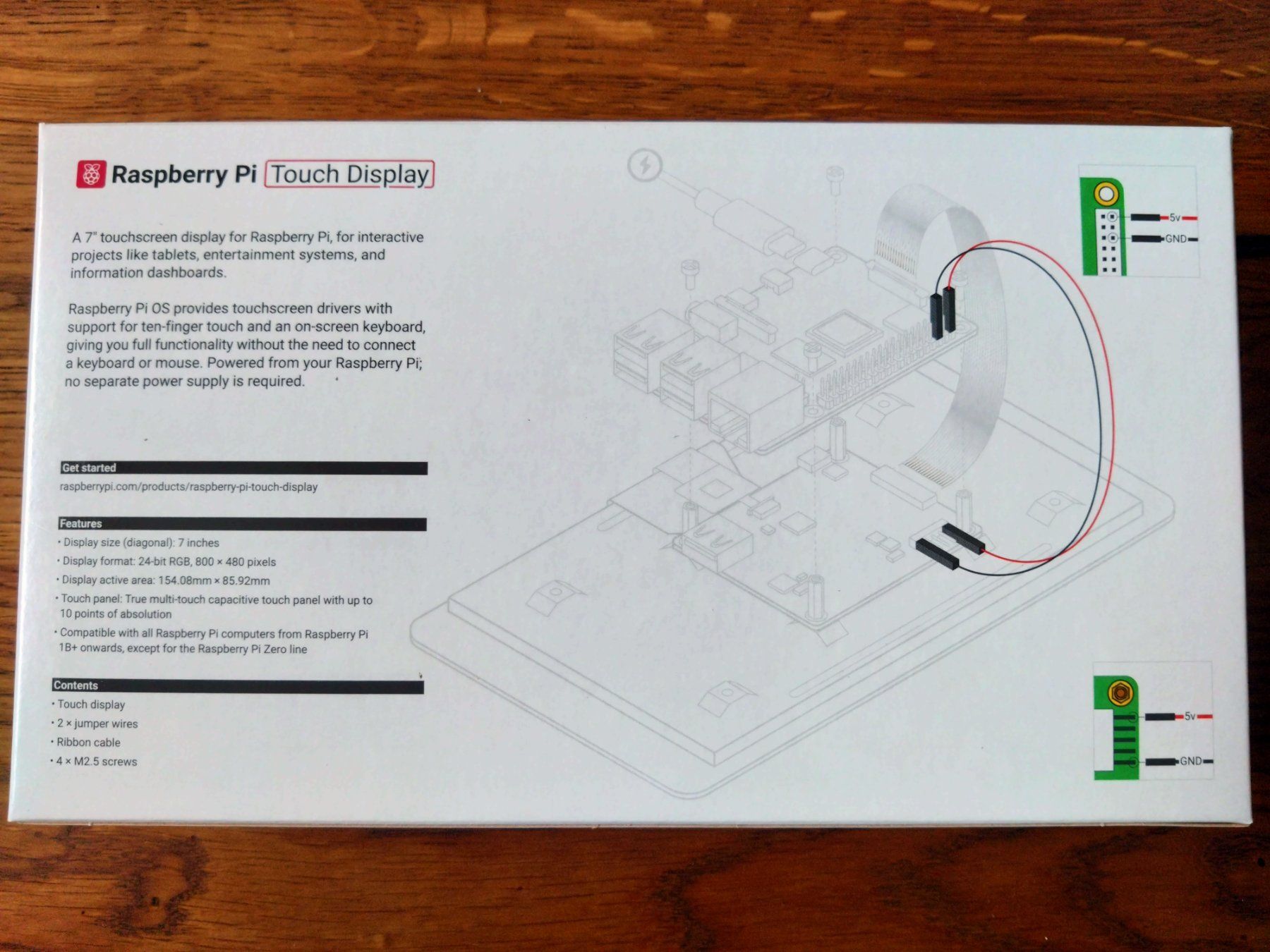 Monitor: Raspberry Pi 7" Touchscreen – Nuovo e nell'imballaggio originale da Brienz BE venduto da didadoda 1