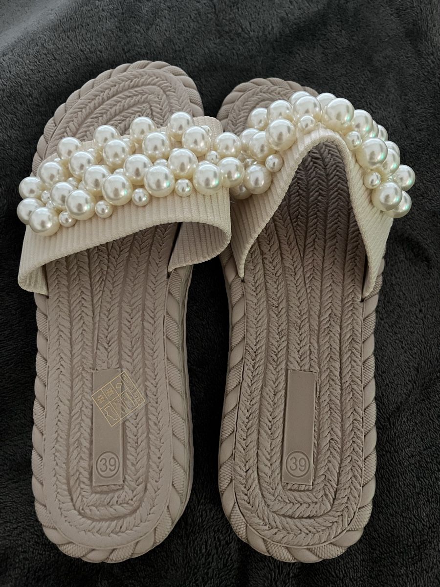 Mango Scarpe da donna: Sandales d'été à perles, taille 39, Élégantes et confortable – Nuovo e nell'imballaggio originale da Meyrin venduto da Sandra6 2