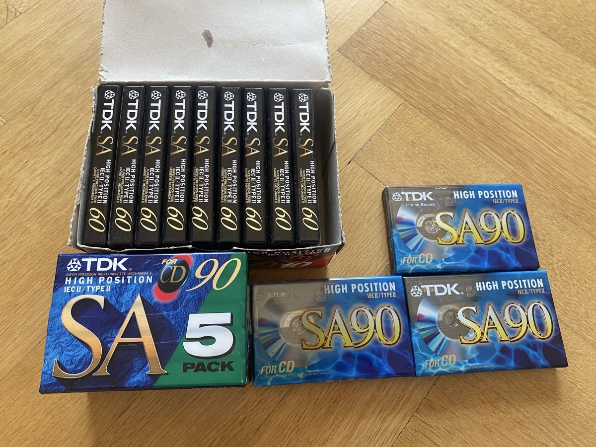 Musicassette: TDK SA90 Kassetten Typ II NOS – Nuovo (secondo la descrizione) da Grenchen venduto da Vintagewatchoverdose