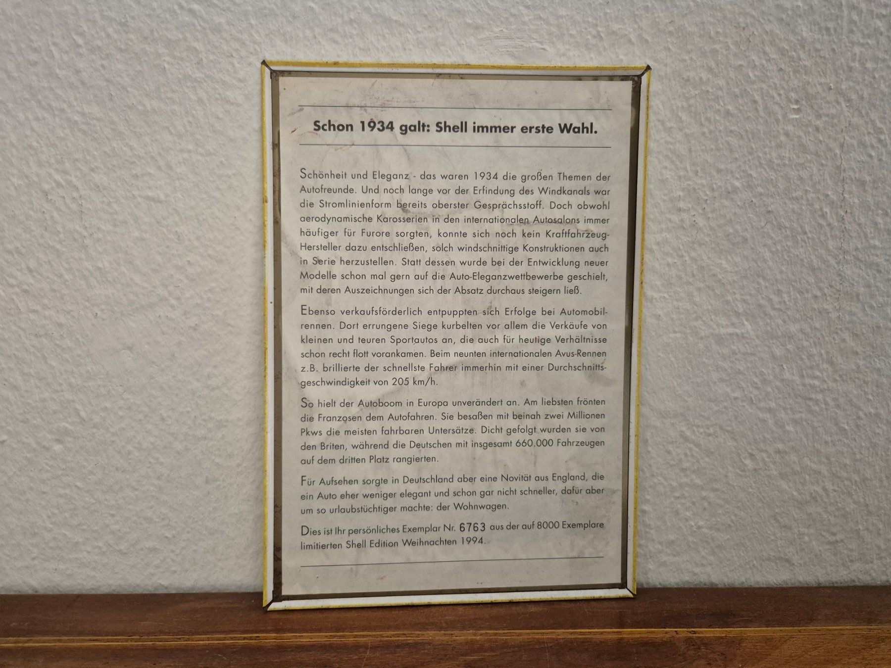 Shell Schilder: Blechschild Shell Tankstelle Tanksäule Limitiert 1994 Blech – Gebraucht aus Neuhausen von rraayy 6