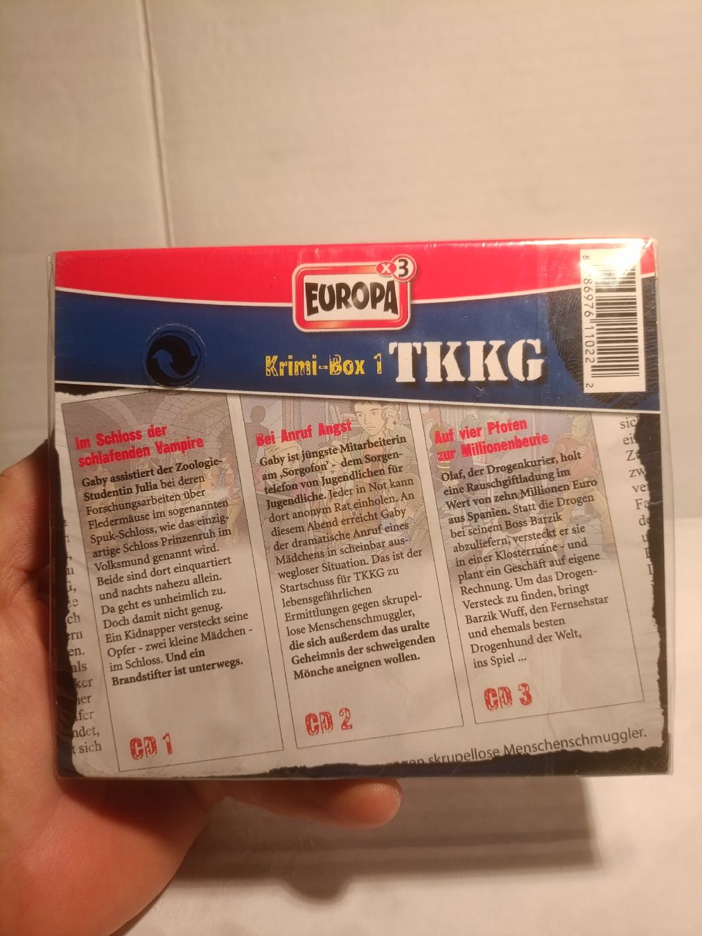 CD: TKKG Krimi-Box 1, 3 CD Hörspiele, NEU – Nuovo e nell'imballaggio originale da Wil SG venduto da Donaldus 1
