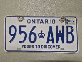 Kontrollschild Ontario (Kanada)