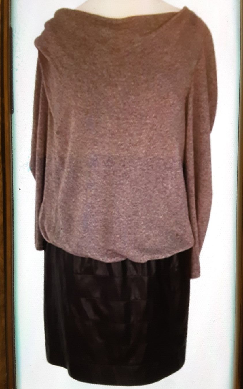 Kleider: Barbara Schwarzer robe, S, cuir, angora, laine – Gebraucht aus Neuchâtel von Virgule50 1