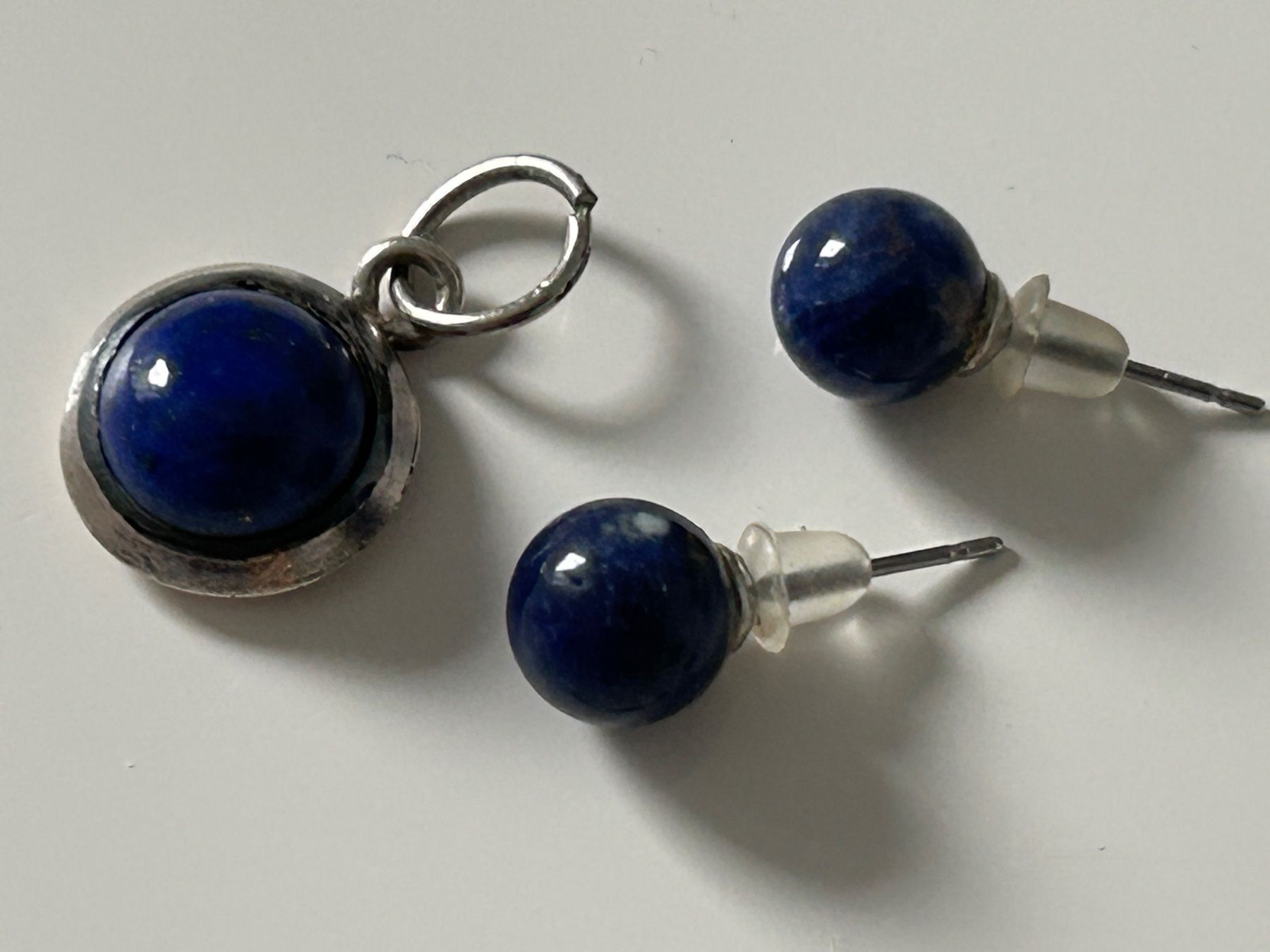Altri gioielli: Anhänger und 2 0hrstecker Lapis Lazuli – Usato da Eschenz venduto da glaro14 2