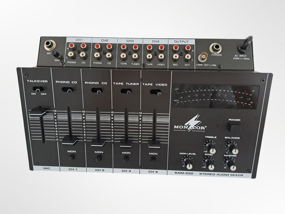 MONACOR SAM-502 5-Kanal-Stereo-Audio-Mixer (Gebraucht) in Männedorf für ...