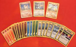 🇩🇪 Pokémon Base Set Dratini / Machollo / Ponita + Extras