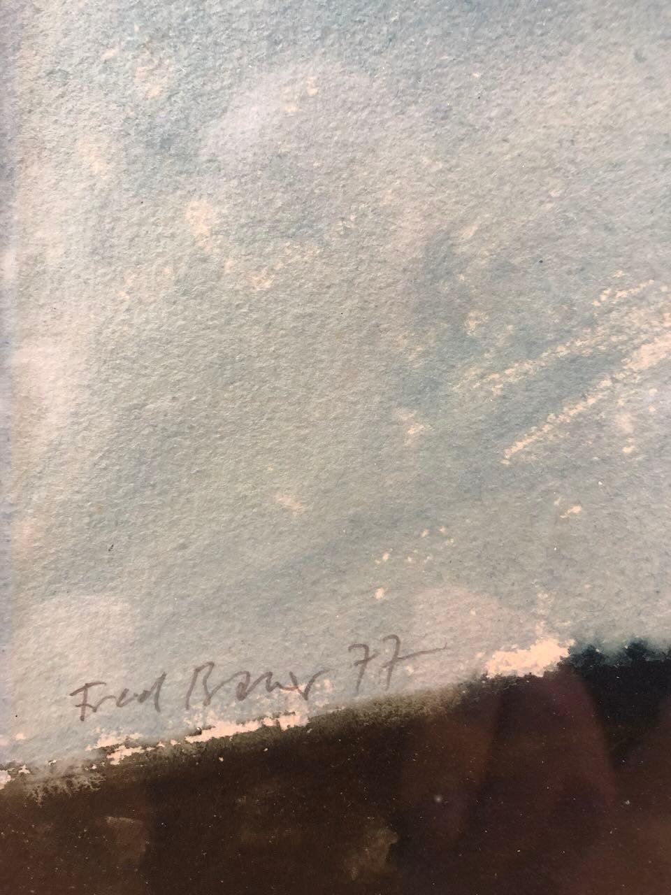 Foto & Immagini: Fred Bauer 1977 Aquarell Tempera Bild – Usato da zuerich venduto da Thorleif_Tvricvm 1