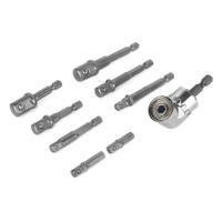 8x Stecknuss Adapter Winkelschrauber Set