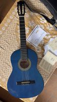 Klassische Gitarre in Blau - Perfekt für Anfänger!