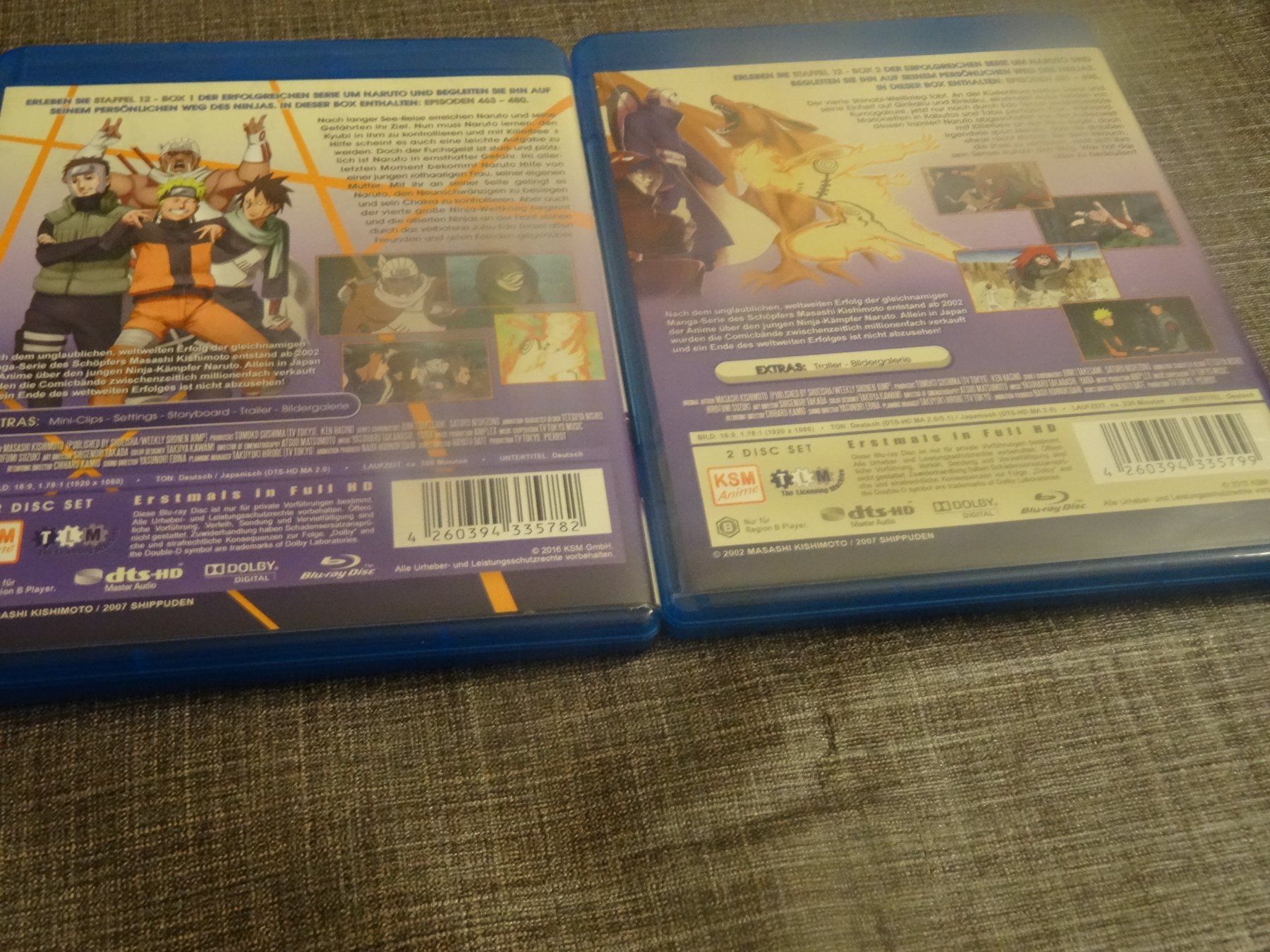 Tutti i DVDs: Naruto Shippuden Staffel 12 Box 1 & 2 BluRay – Usato da Olten venduto da Disc-Verkauf 1