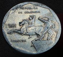 KOLUMBIEN 10 PESOS 1981