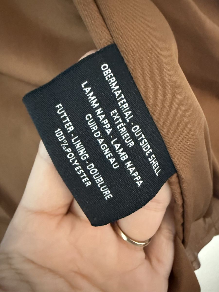 Giacche: Damen Lederjacke – Braun, Grösse M – Usato da Neerach venduto da Meli_sara 4