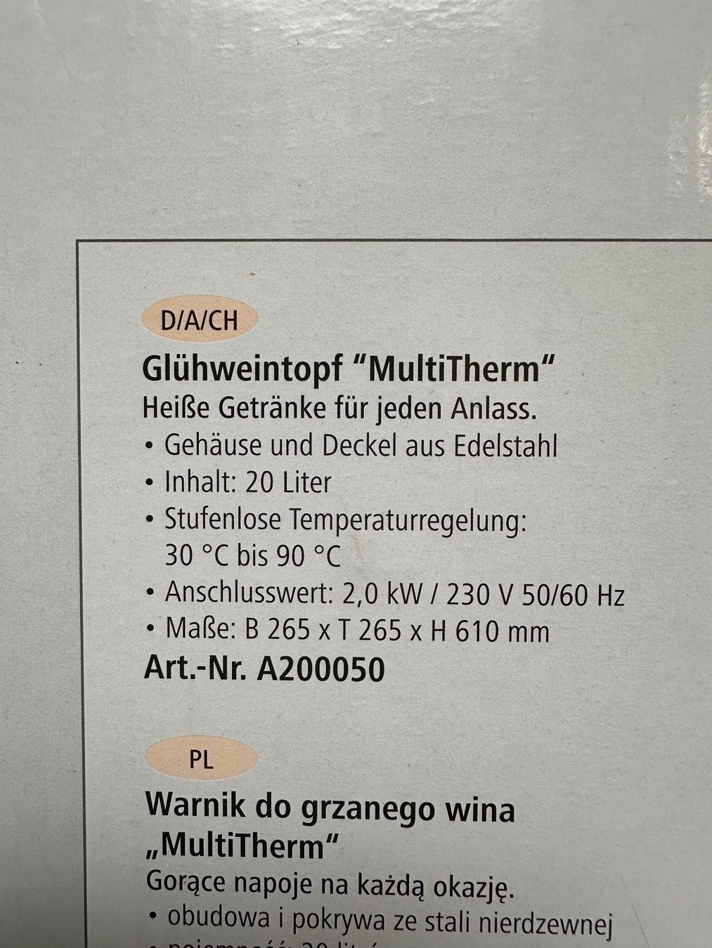 Appareils de cuisine: Glühweintopf MultiTherm – D'occasion à Adliswil par HarbourHouse1 4