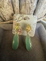 Aqua Chalcedon Ohrringe 