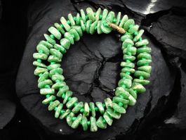 Vintage Aventurine Halskette, Edelsteine