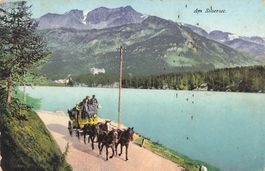 Am silsersee diligenza Fleiß Sorgfalt Postkutsche