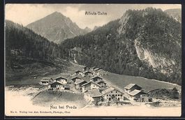 Naz bei Preda, Blick auf das Dorf an der