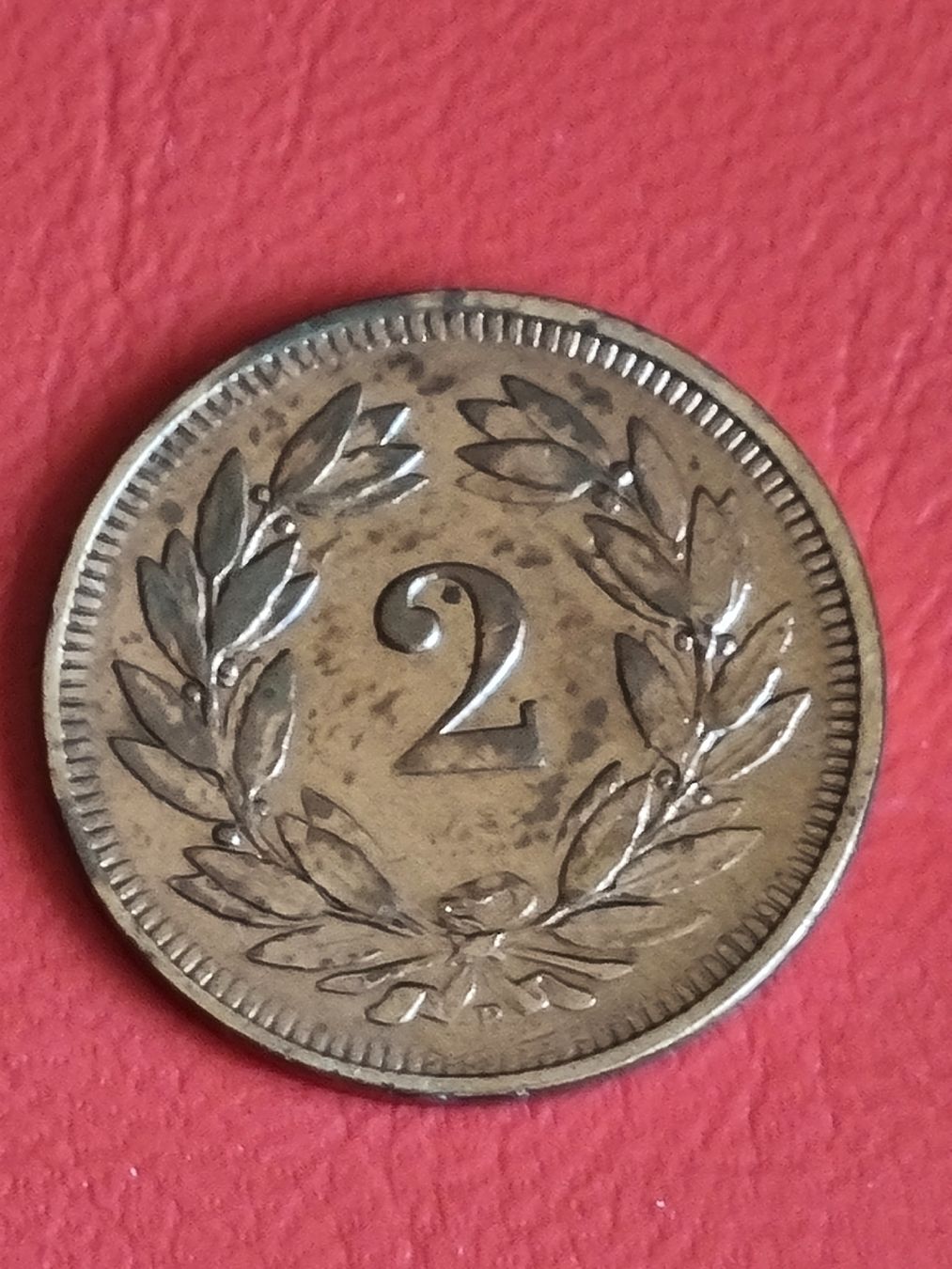 Alle Münzen: 2 RAPPEN SCHWEIZ - JAHR 1907 - VORZ.  – Gebraucht aus Heimenschwand von rog_p7h9 1