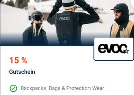 Evoc 15% Rabatt Gutschein