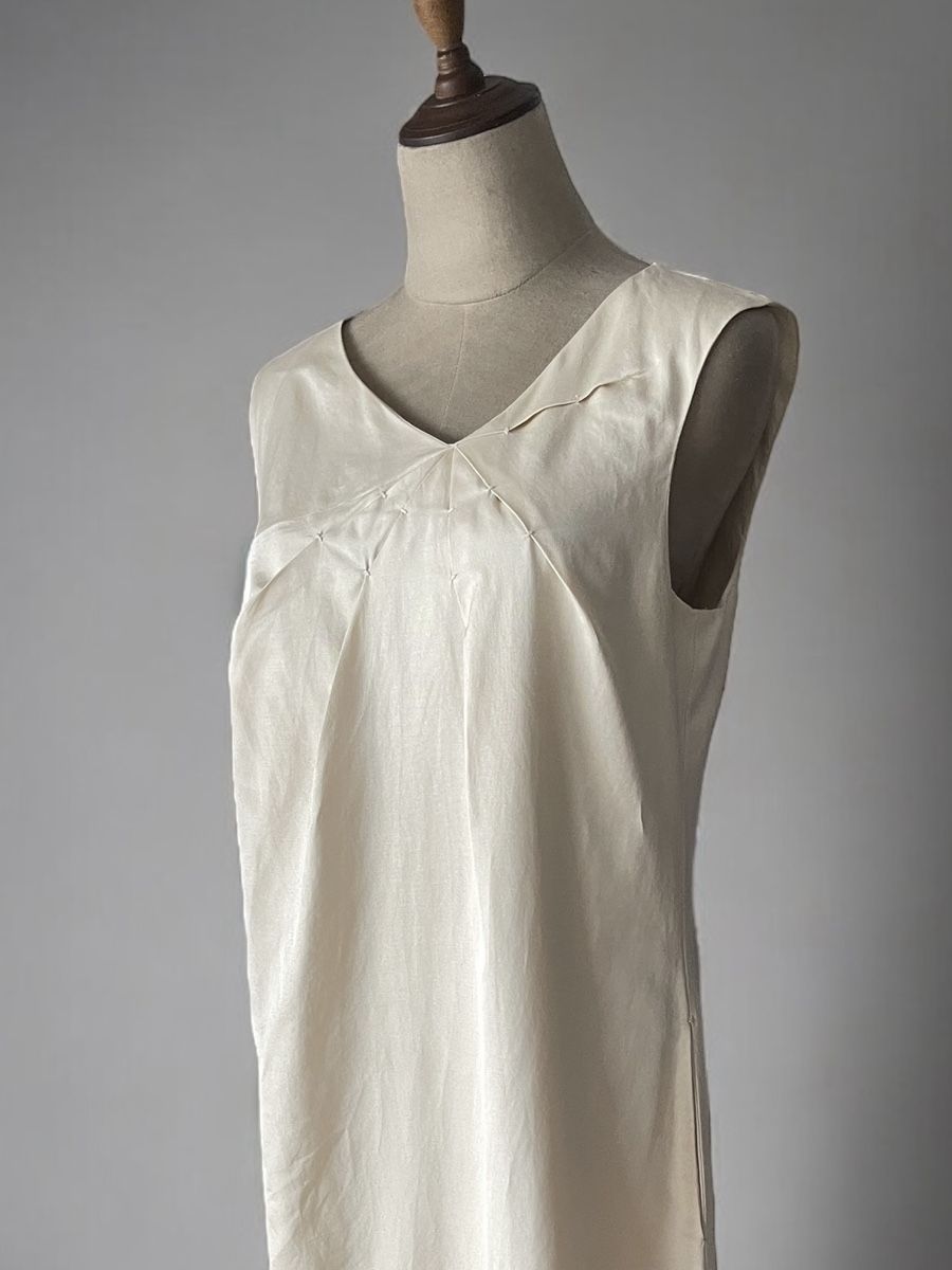 Max Mara Vestiti: Max Mara STUDIO Kleid Creme Beige, Gr. 40 MaxMara Seide – Usato da Zürich venduto da Recode.Fashion 5