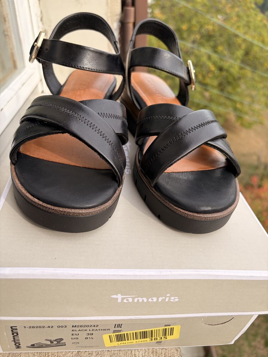 Tamaris Scarpe da donna: Tamaris Ledersandalette – Nuovo (secondo la descrizione) da Boppelsen venduto da iris_b_u 4
