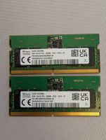 SK Hynix RAM 2x8GB DDR5 SODIMM 5600MHz gebraucht