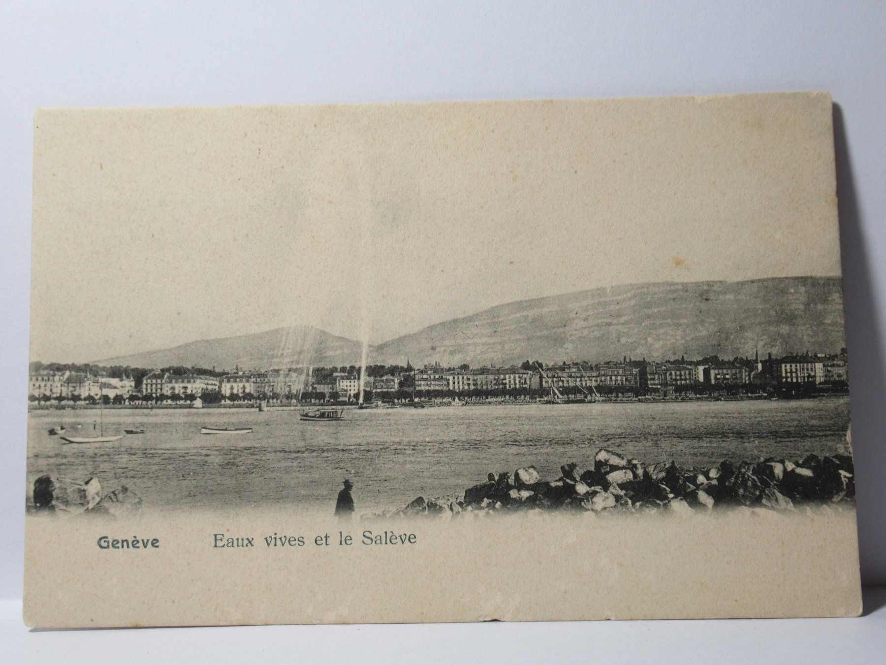 Ansichtskarten: Genève , Eaux  vives et le Salève – Neu (gemäss Beschreibung) aus Grenchen von Bluemchen1900