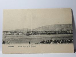 Genève , Eaux  vives et le Salève