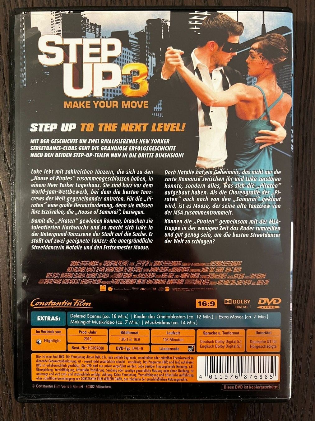 Tutti i DVDs: Step Up 3 – Usato da Zürich venduto da FilmFreunde 1